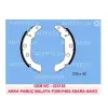 ARKA PABUÇLU BALATA PEUGEOT 306 (93-03) P405 I (87-96) P405 II (92-99) XSARA (98-05) ZX (91-98) LEVYELİ