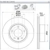 FREN DİSKİ ÖN BMW F20-F21 (2010>)  F30-F31-F35-F80 (2011>)  F34 (2013>)  F32-F33-F36-F82-F83 (2013>) HAVALI 300MM