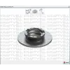 FREN DİSKİ ARKA TRANSİT V362 TOURNEO  CUSTOM 2012> TRANSİT V363 2013> ABSLİ TEKTEKER DÜZ 308MM