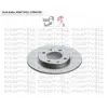 FREN DİSKİ ARKA P106 II (96>) P206 (98-07) P306 (93-03) SAXO (96-04) XSARA (98-05) ZX (91-98) DÜZ 247MM