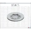FREN DİSKİ ARKA TRANSİT V362 CUSTOM 2012>TRANSİT  V363 2013> ÇİFTTEKER DÜZ 308MM