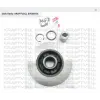 FREN DİSKİ ARKA PORYALI ABS OKUYUCULU RULMANLI CLIO III (05-12) MODUS (04>) MEGANE II (04-09) NOTE (06-13) TWINGO II (07-14) DÜZ 240MM