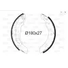 PABUÇLU BALATA ARKA NISSAN MICRA II (92-03) 180X25 MM