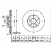 FREN DİSKİ ÖN TOURNEO CONNECT (02-13) TRANSİT CONNECT (02-13) HAVALI 278MM