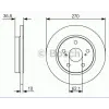 FREN DİSKİ ARKA TOYOTA AURIS (06-12) AURIS (012>) / COROLLA (07-12) COROLLA 1.4 D4D (13-18) DÜZ 270MM