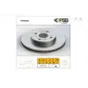 FREN DİSKİ ÖN TOYOTA YARIS (2005-2010) CHARADE (2011>) FRANSA MONTAJ HAVALI 258MM