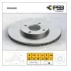 FREN DİSKİ ÖN FORD COURIER (14>) FIESTA VI (08-17) FIESTA VII (17>) B-MAX (12>) HAVALI 278MM