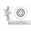 FREN DİSKİ ÖN HYUNDAİ ELANTRA I (90-95) ELANTRA II (95-00) COUPE (96-02) HAVALI 257MM