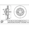 FREN DİSKİ ARKA ALFA ROMEO 159 (05-11) BRERA (06-10) SPIDER (06-10) HAVALI 292MM