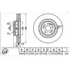 FREN DİSKİ ÖN  MERCEDES ML CLASS W163  (98-05) HAVALI 345MM