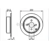 FREN DİSKİ ARKA TOYOTA COROLLA 1.4-1.6 VVTİ  (2003-2007) DÜZ 258MM