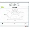 FREN DİSKİ ARKA MERCEDES A SERİ W176 12>B SERİ W246 11>CLA SERİ C117 13> X117 15>GLA SERİ X156 13>