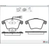 FREN BALATA ÖN FİŞLİ VOLKSWAGEN TRANSPORTER T5 1.9 TDI 2003-2011 / TRANSPORTER T5 2.5 TDI 2003-2011 / TRANSPORTER T6 2.0 TDI 2009- / TRANSPORTER T6 2.0 TDI BITDI 2009>