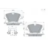 FREN BALATASI ÖN BMW U06 X1 2022> U11 X2 2022> U10 2021>