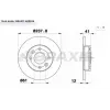 FREN DİSKİ ÖN R9-R11-R19-CLIO I (90-98) CLIO II(98-05) SYMBOL I (98-08) LOGAN(04-10) EXPRES(88-98) MEGANE I (96-03) DÜZ 237,75MM