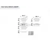 FREN BALATA ÖN FİŞLİ VOLKSWAGEN TRANSPORTER T5 1.9 TDI 2003-2011 / TRANSPORTER T5 2.5 TDI 2003-2011 / TRANSPORTER T6 2.0 TDI 2009- / TRANSPORTER T6 2.0 TDI BITDI 2009>