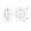 FREN DİSKİ ARKA OPEL ANTARA (2006>) CHEVROLET CAPTIVA (2006>) HAVALI 303MM