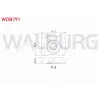 FREN BALATASI ARKA MERCEDES 190 W201 (82-93) CLK SERİ C208 (97-02) S202 (96-01) W202 (93-00) W124 (93-95)