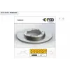 FREN DİSKİ ARKA MASTER III / MOVANO B 2.3DCİ  ÇİFTTEKER (2010-2014)  DÜZ 302MM TK