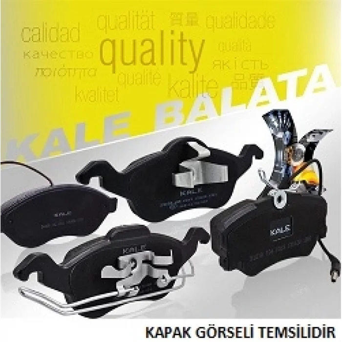 FREN BALATASI ARKA FOCUS III-IV-ESPACE-LATITUDE-C MAX-VOLVO S40-JAGUAR XF-XJ ÜSTTEN YAYLI