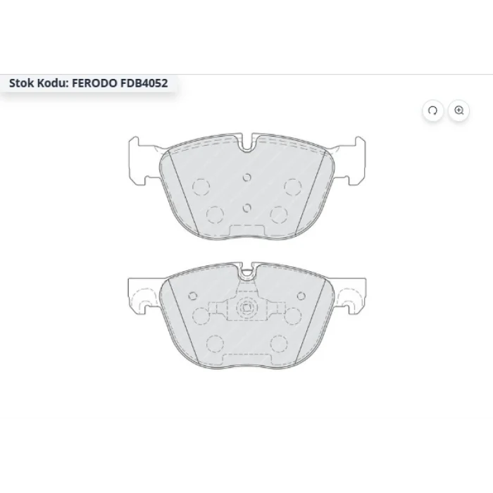 FREN BALATASI ÖN  BMW X5 E70 07> /F15 13> /X6 E 71 08> /F16 12> F85 015>/ F86 015>