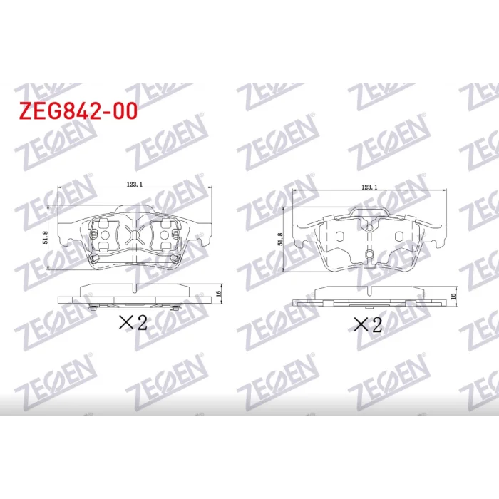 FREN BALATASI ARKA FORD CONNECT-PRIMERA-VECTRA C-FOCUS II-LAGUNA II-III-MAZDA 3/5-VOLVO S40 SACI YAYLI TİP