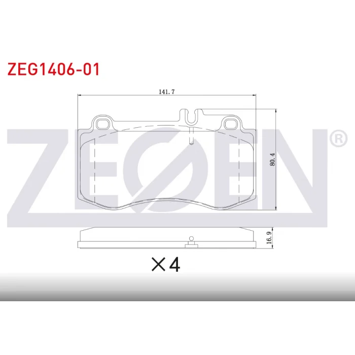 FREN BALATASI ÖN MERCEDES CLS SERİ C218 (2011>) X218 (2012>) E SERİ S212-W212 (2009>)