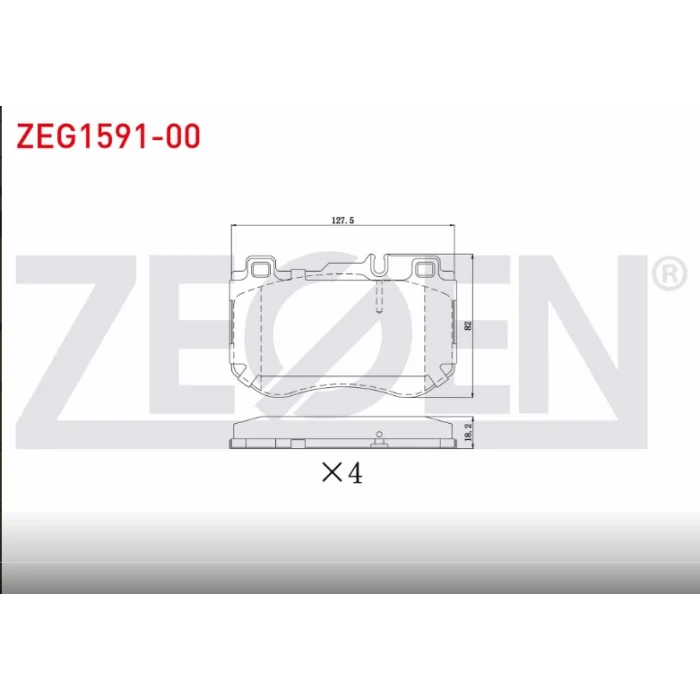 FREN BALATASI ÖN MERCEDES W205 C180-C200-C250 BLUETECH 014>S205-C205 015>A205 016> AMG SPORT