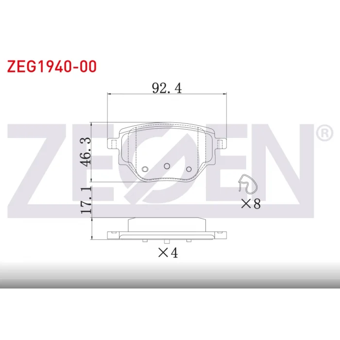 FREN BALATASI ARKA P208 II  2019> P2008 II  2019> CORSA F  2019> ELEKTRONİK PARK FRENİ OLMAYAN ARAÇLAR