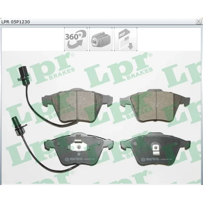 FREN BALATASI ÖN FİŞLİ AUDI A6 (97-05) A6 ALLROAD (00-05)