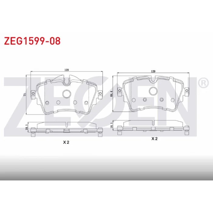 FREN BALATASI ÖN BMW 1 F52 /BMW 2 F45-F46 / X1 F48 / X2 F39 014> MINI F54 /F55 /F56 /F57 COOPER S 013> F60 COUNTRYMAN 016>