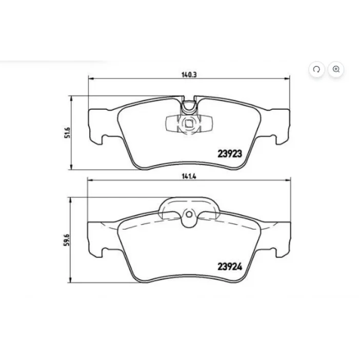 FREN BALATASI ARKA MERCEDES GL SERİ X164 (06>) G SERİ W463 (08>) M SERİSİ W164 (05-11)