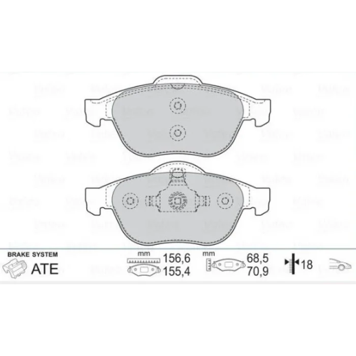 FREN BALATASI ÖN LAGUNA II (01-07) SCENIC I (99-03) VEL SATIS (02>) ESPACE IV (02>) STOP by FEDERAL MOGUL