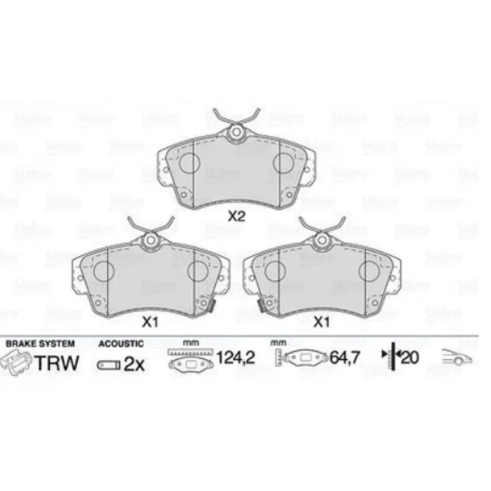 FREN BALATASI ÖN NEON II (99-06) PT CRUISER (00-10) STOP by FEDERAL MOGUL
