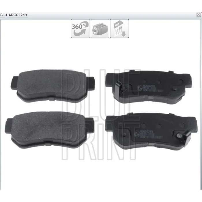 FREN BALATASI ARKA GETZ / MATRIX (02-10) SONATA V (05-10) TUCSON (04-10) SPORTAGE (04-09) MAGENTIS (01-05) SSANGYONG ACTYON (05-12) ELANTRA (95-06) SANTA FE (00-06)