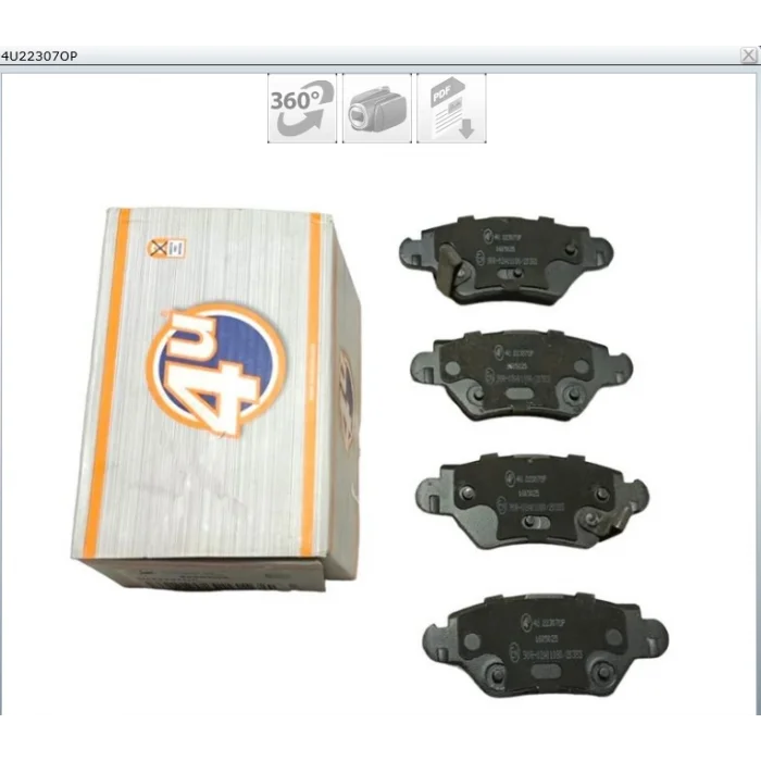 FREN BALATASI ARKA OPEL ASTRA G (98-09) CORSA C (00-09) ZAFIRA A (99-05) SEGMANLI