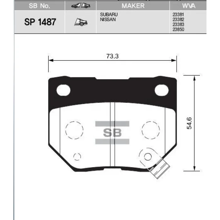 FREN BALATASI ARKA 300 ZX (89-00) IMPREZA (01-07)