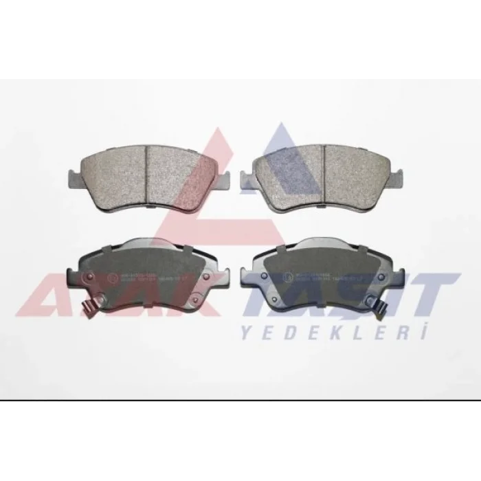 FREN BALATASI ÖN  TOYOTA COROLLA 1.33 VVTİ-1.4 D4D  (07-12)/ AURIS 1.4 D-4D-1.33 VVTİ (07-12)/ COROLLA 1.4 D4D 013>