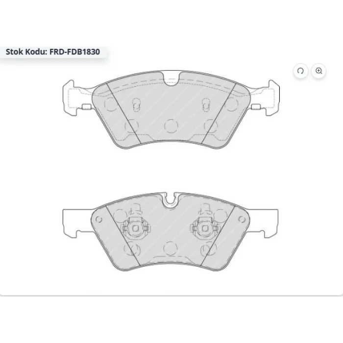 FREN BALATASI ÖN MERCEDES E SERİ S211-W211  (03-09) GL SERİ X164 (06>) W463 (08>) M SERİ W164 (05-11) W166 (11>) R SERİ W251-V251 (06>)