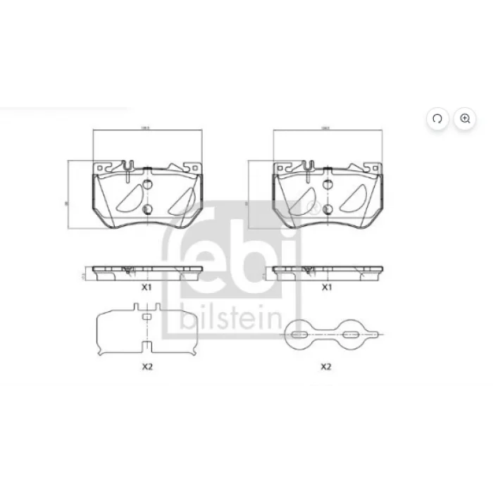 FREN BALATASI ÖN MERCEDES W206(21>) C236(23>) W214(23>)