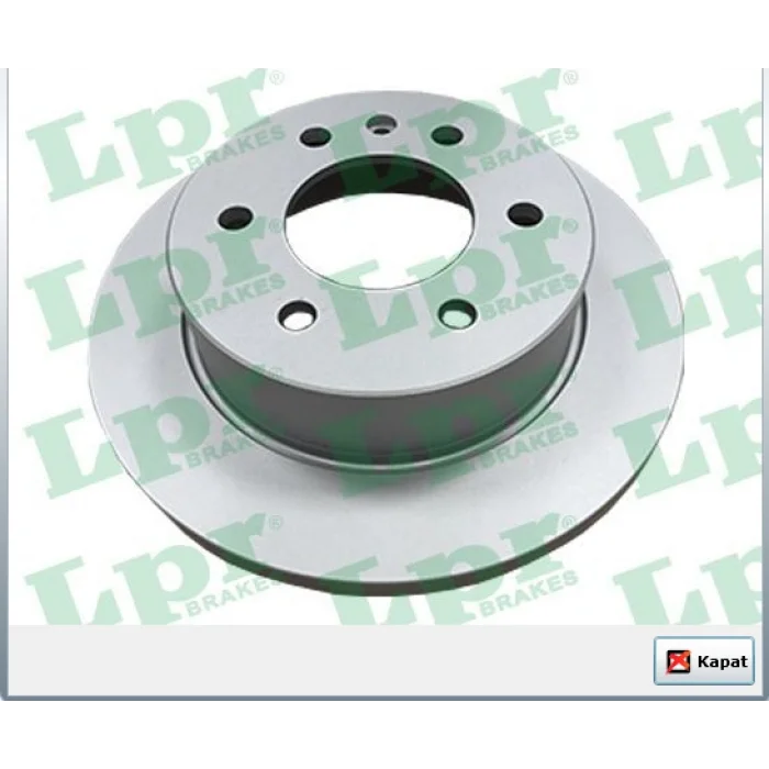 FREN DİSKİ ARKA TEKTEKER SPRINTER W907 / W910  2018> ELEKTRONİK EL FRENİ OLMAYAN ARAÇLAR DÜZ 298MM