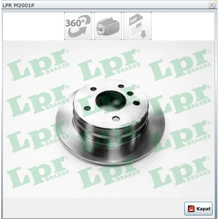 FREN DİSKİ ARKA MERCEDES A SERİSİ W168 (97-04) VANEO 414 (02-05) DÜZ 258MM