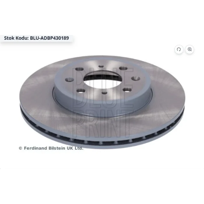 FREN DİSKİ ÖN KAPLAMALI HONDA CITY (2002>) JAZZ II (2002>2008) JAZZ IV (2020>) HİBRİT HAVALI 262MM