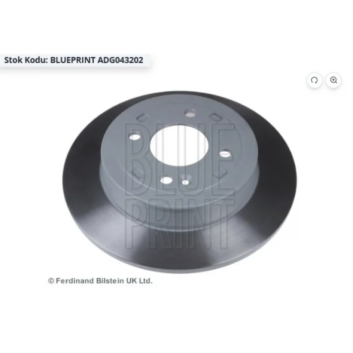 FREN DİSKİ ARKA ACCENT BLUE (11>) BAYON (2021>) İ20 (14>) İ30 (11-15) RIO III (11-16) RIO IV (17>) STONIC (17>) DÜZ 262MM