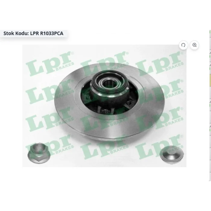 FREN DİSKİ ARKA RULMANLI KANGOO III (08>) MERCEDES CITAN W415 (012>) DÜZ 274MM