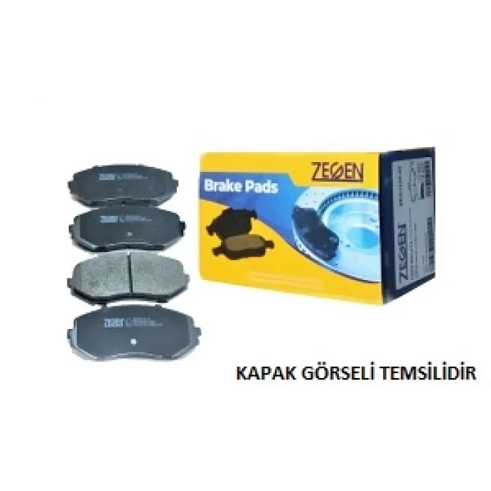 FREN BALATASI ÖN/ARKA  MITSUBISHI FUSO CANTER TFB75-TFB85 EURO5 10> TEMSA PRESTİGE 010>