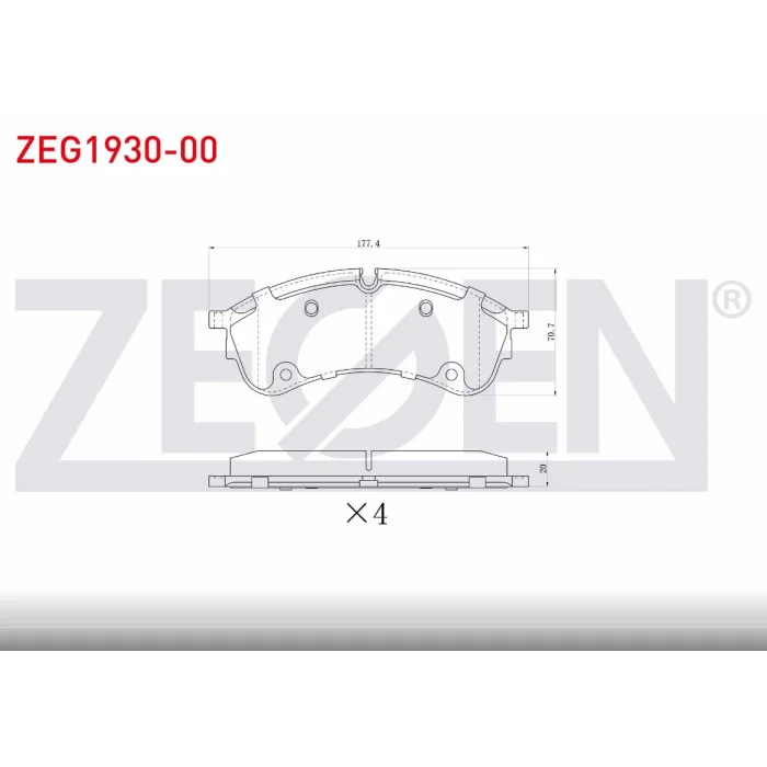FREN BALATASI ÖN VW CRAFTER (SY_SZ) 2.0 TDI 2018> UZUN ŞASİ ÇİFTTEKER /MAN TGE 2.0TDİ 016>
