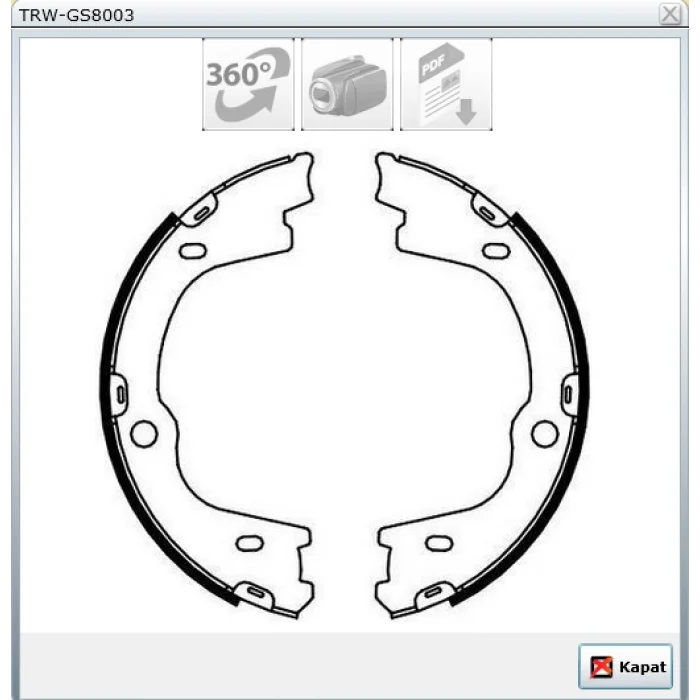 EL FREN BALATASI HYUNDAİ H1 / STAREX 08>  İX55 010> 212X37MM