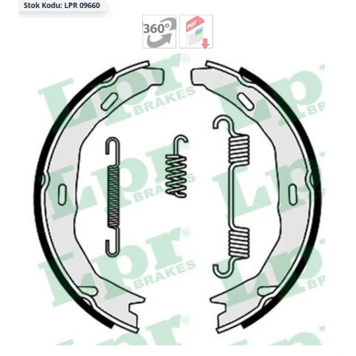 EL FREN BALATASI MERCEDES C SERİ W204-S204 (07-14) C204 (11>) E SERİ A207 (010>) S212 (09>) 164X25 MM