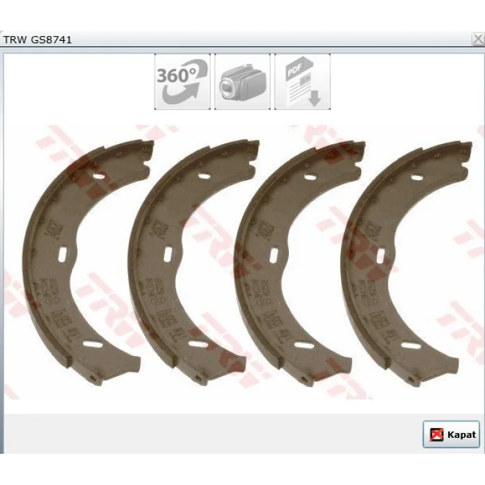 EL FREN BALATASI MERCEDES VITO W447  2014> VITO W639 (03-14) VIANO W639 (03-14) V SERİ W447 (03-14)  186X20MM